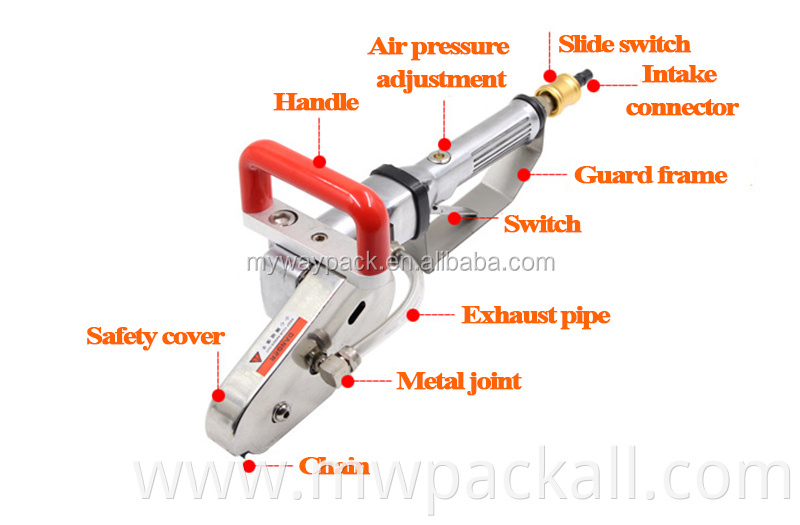 Pneumatic power carton paper manual stripping machine/small pneumatic waste stripper